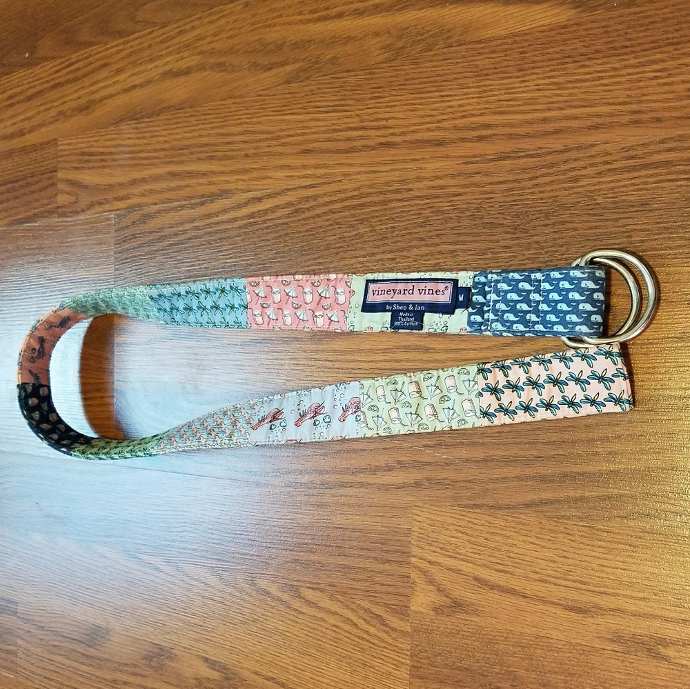 Vineyard Vines patchwork belt